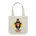 Load image into Gallery viewer, Biker Torque Accessories Cream Lifes Better With Torque Full Tote Bag
