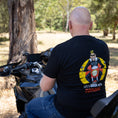 Load image into Gallery viewer, Biker Torque Apparel Life's Better with Torque - Full Colour Tee on Dark Navy
