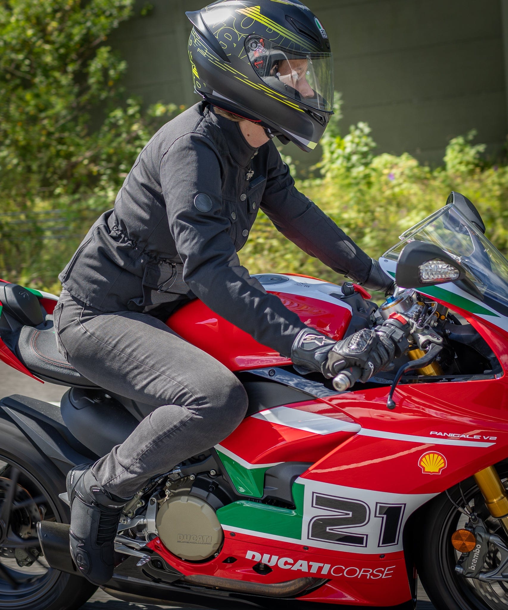 Ixon Exhaust Womens Textile Jacket - Black – Biker Torque