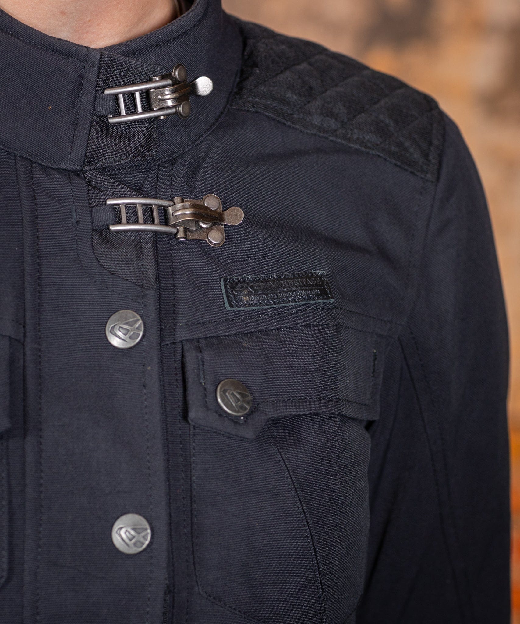 Biker Torque Australia Brand: Ixon IXON EXHAUST WOMENS TEXTILE JACKET - BLACK