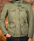 Load image into Gallery viewer, Biker Torque Australia Brand: Ixon Medium IXON EXHAUST WOMENS TEXTILE JACKET - KHAKI
