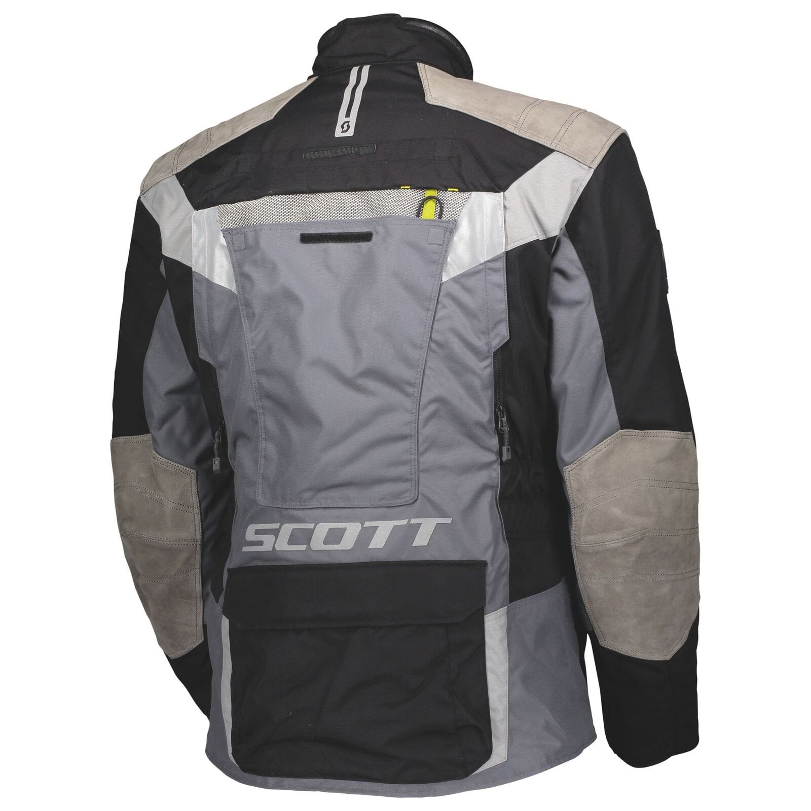 Biker Torque Australia Brand: Scott SCOTT DUALRAID DRYO BLACK/IRON GREY WATERPROOF ADVENTURE TEXTILE JACKET