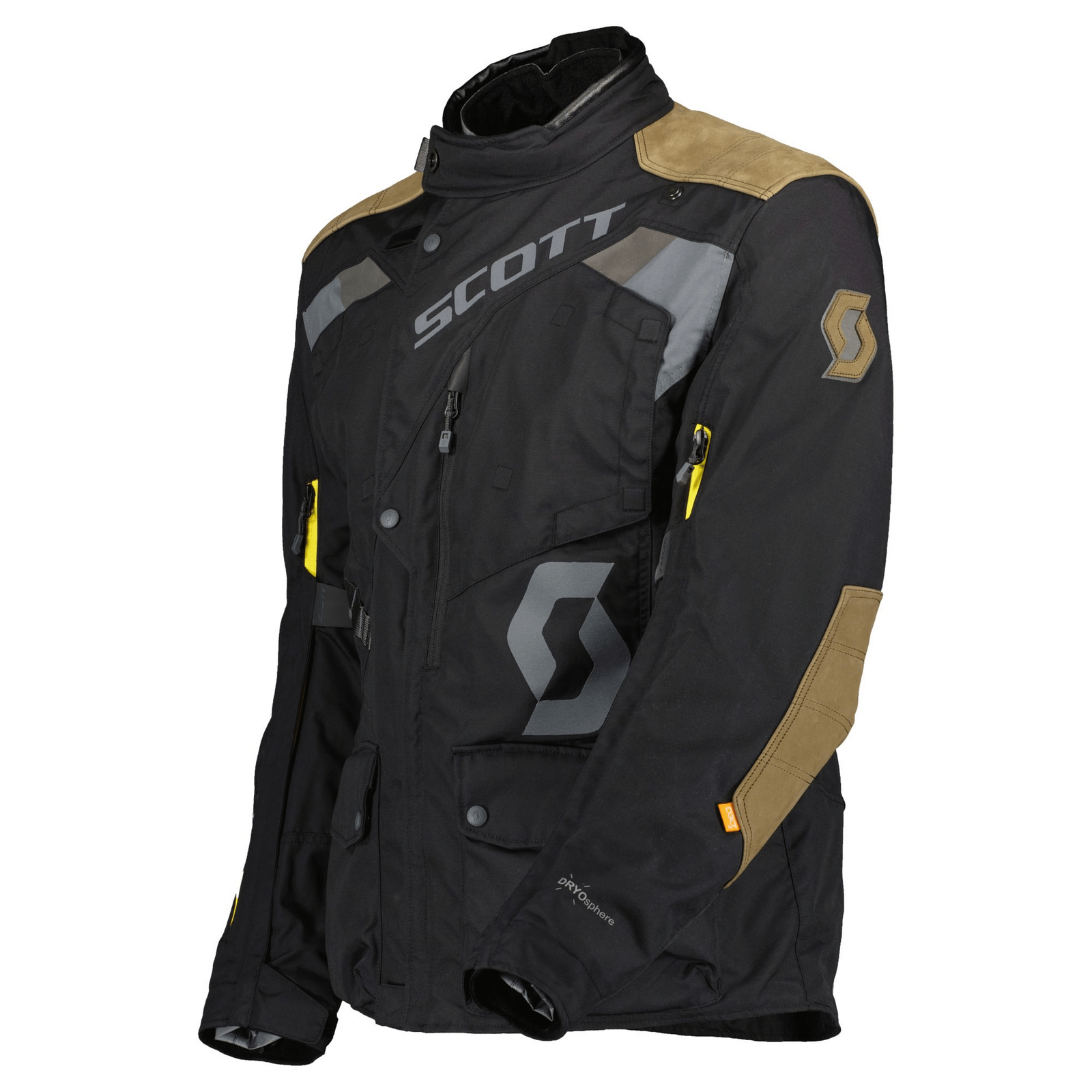 Biker Torque Australia Brand: Scott SCOTT DUALRAID DRYO BLACK WATERPROOF ADVENTURE TEXTILE JACKET