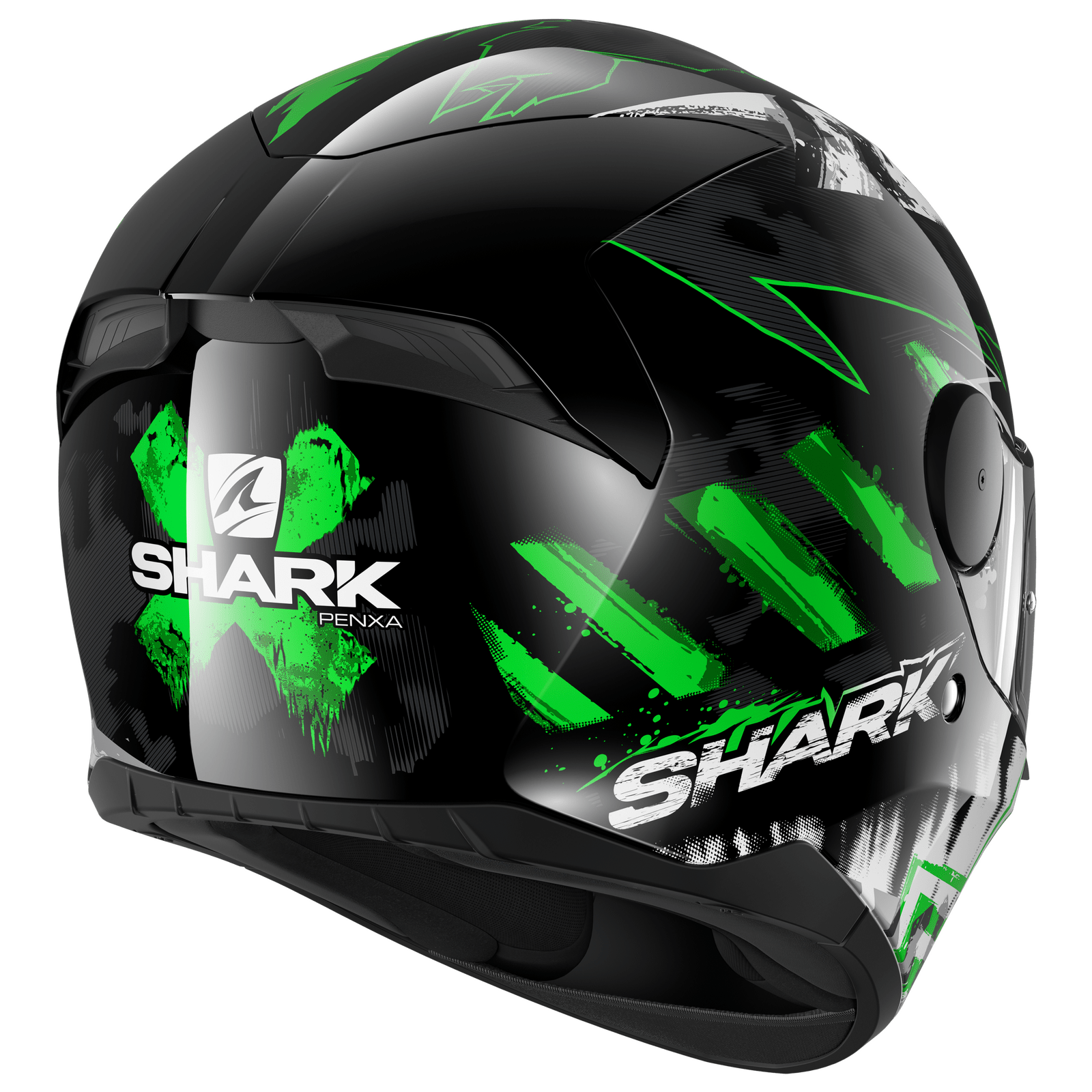 Biker Torque Australia BRAND: Shark SHARK D SKWAL 2 PENXA BLACK/GREEN/YELLOW HELMET
