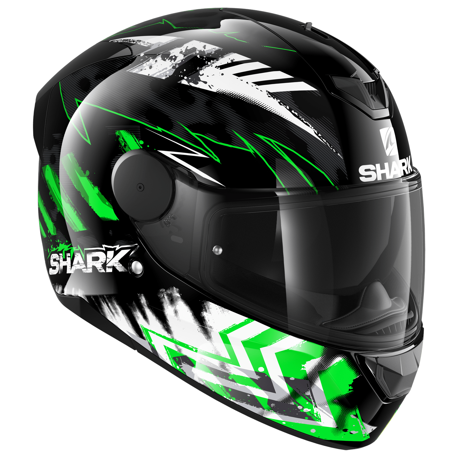 Biker Torque Australia BRAND: Shark SHARK D SKWAL 2 PENXA BLACK/GREEN/YELLOW HELMET