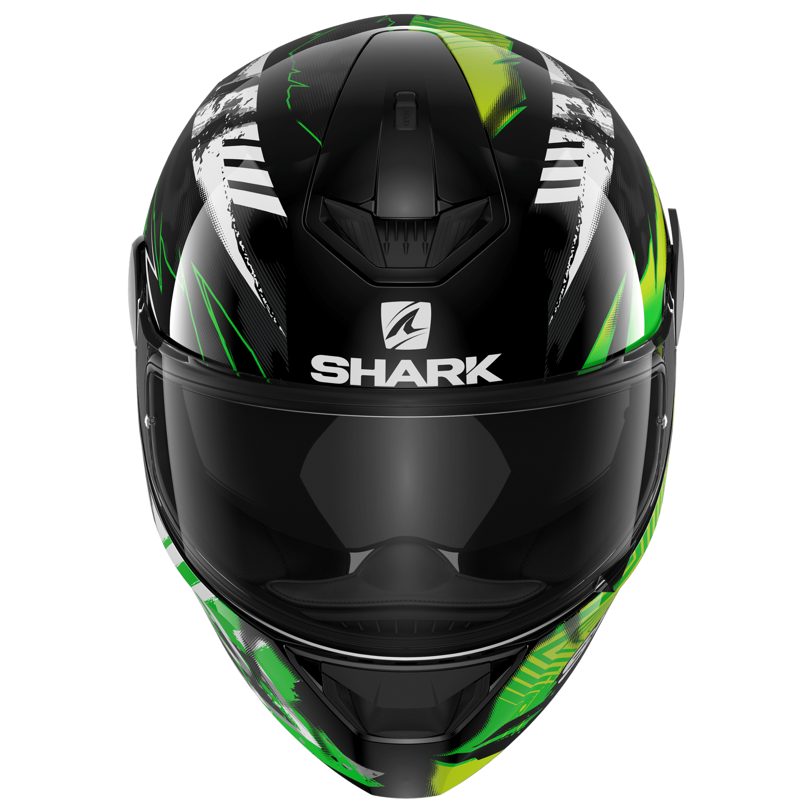 Biker Torque Australia BRAND: Shark SHARK D SKWAL 2 PENXA BLACK/GREEN/YELLOW HELMET