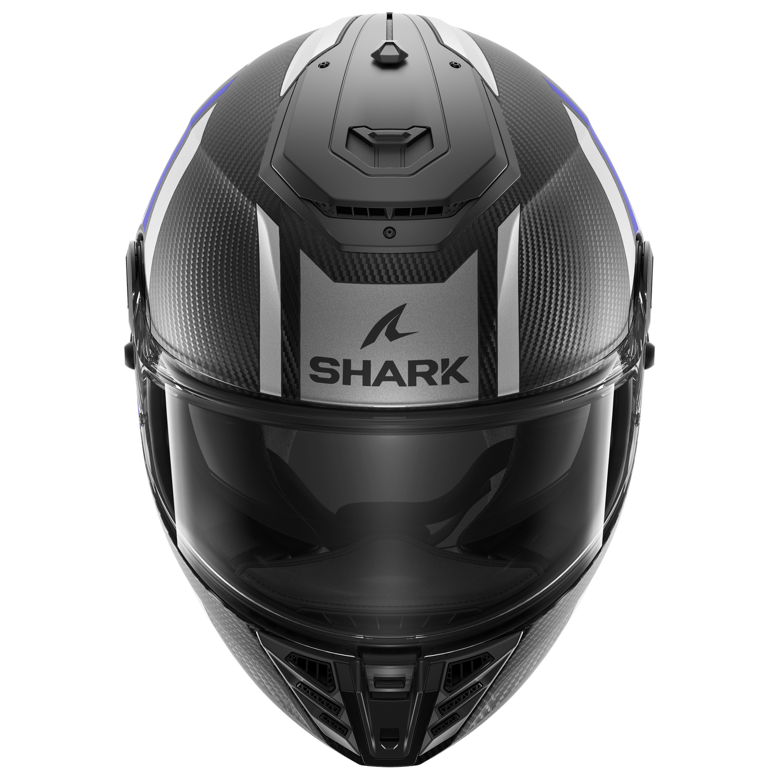 Biker Torque Australia BRAND: Shark SHARK SPARTAN RS CARBON SHAWN BLUE/SILVER HELMET