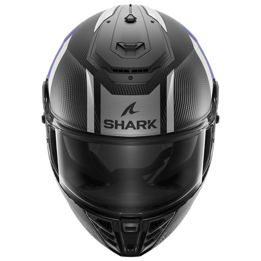 Biker Torque Australia BRAND: Shark SHARK SPARTAN RS CARBON SHAWN BLUE/SILVER HELMET