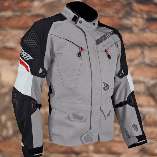 Biker Torque Brand: Leatt Leatt 7.5 ADV DriTour Jacket - Iron