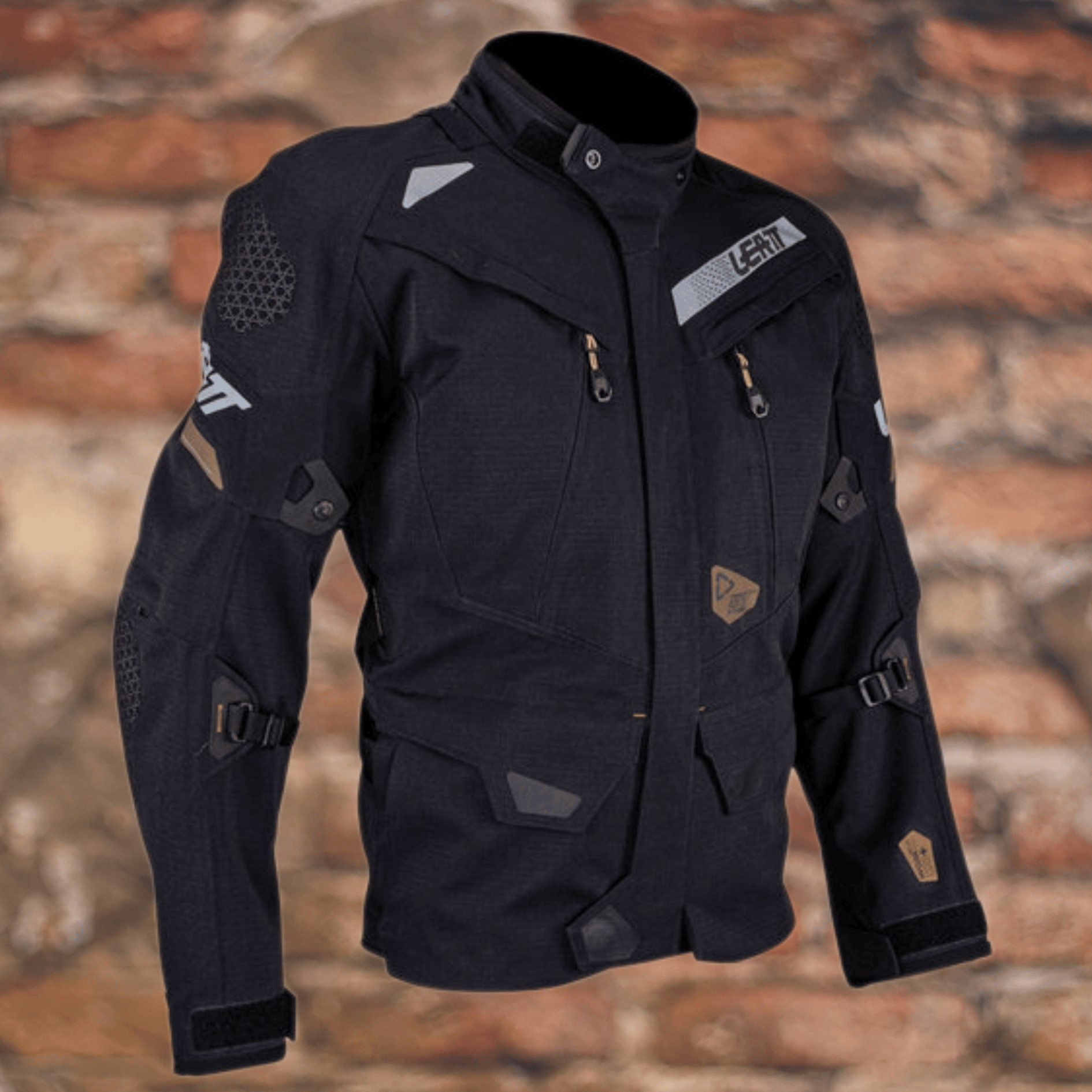 Biker Torque Brand: Leatt Leatt 7.5 ADV DriTour Jacket - Stealth