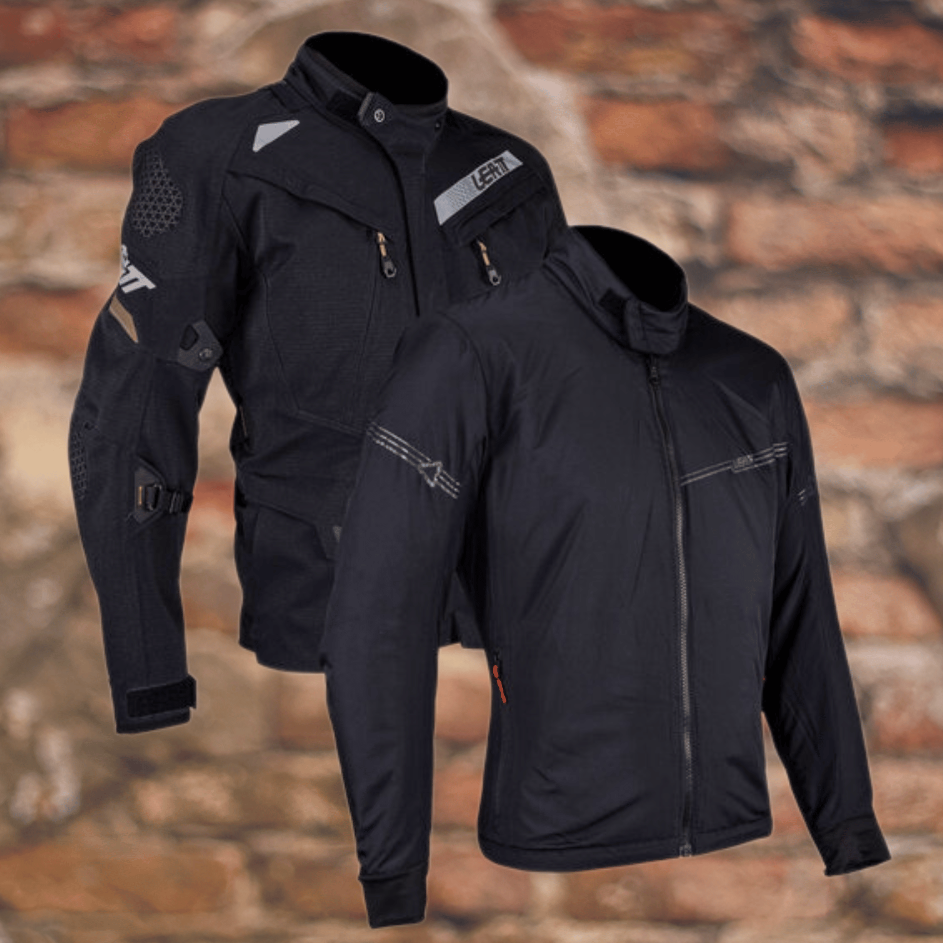 Biker Torque Brand: Leatt Leatt 7.5 ADV DriTour Jacket - Stealth