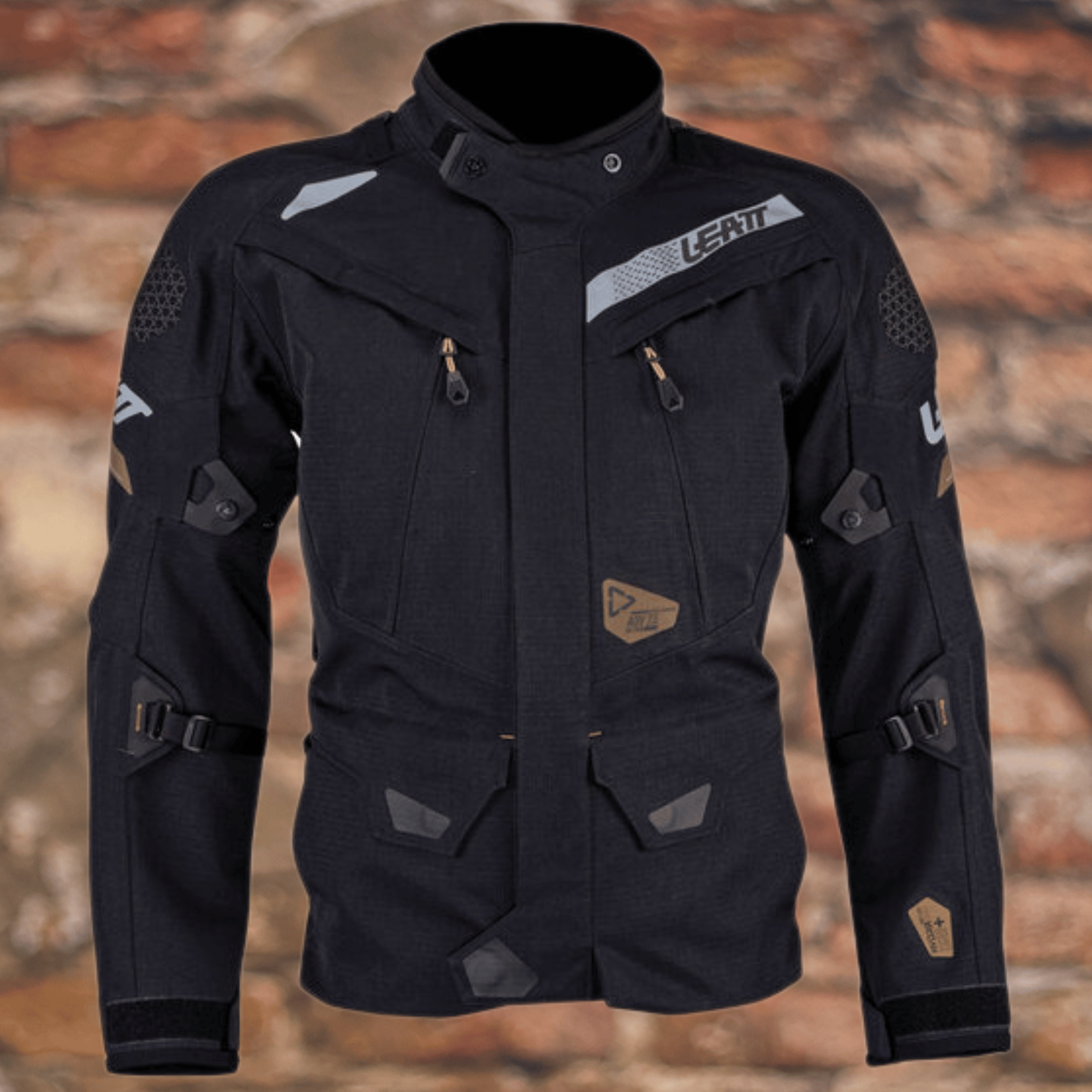 Biker Torque Brand: Leatt Leatt 7.5 ADV DriTour Jacket - Stealth