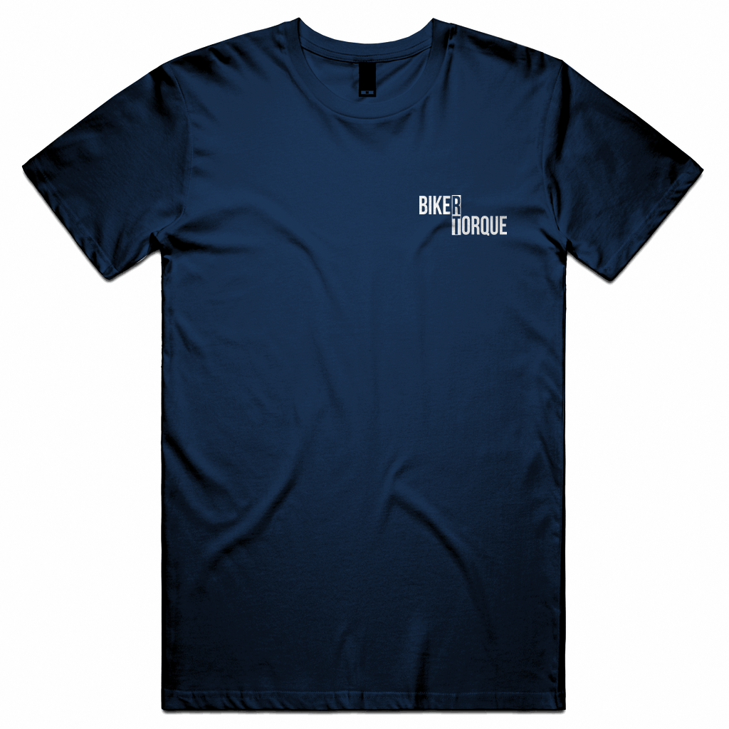 Biker Torque Life's Better with Torque - Full Colour Tee on Dark Navy