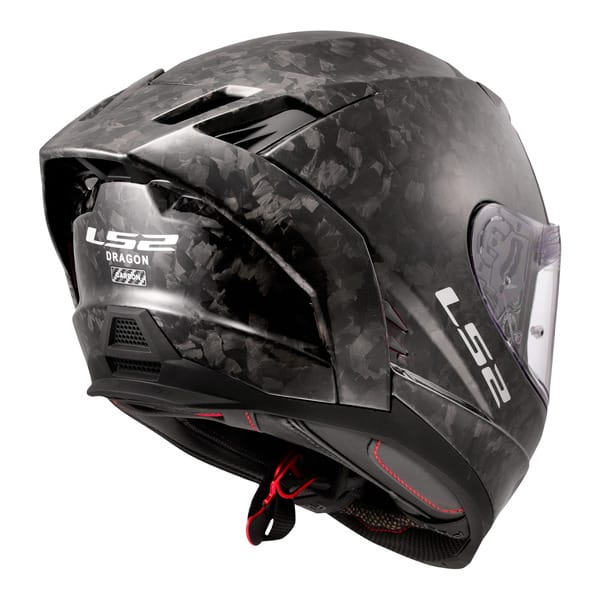 Biker Torque LS2 LS2 FF807 Dragon Carbon Forged Helmet - Gloss Carbon 06