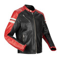 Load image into Gallery viewer, Biker Torque Segura Segura Romeo Mens Leather Motorcycle Jacket - Black / Red
