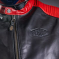 Load image into Gallery viewer, Biker Torque Segura Segura Romeo Mens Leather Motorcycle Jacket - Black / Red
