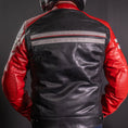 Load image into Gallery viewer, Biker Torque Segura Segura Romeo Mens Leather Motorcycle Jacket - Black / Red

