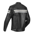 Load image into Gallery viewer, Biker Torque Segura Segura Romeo Mens Leather Motorcycle Jacket - Black / White
