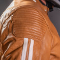 Load image into Gallery viewer, Biker Torque Segura Segura Romeo Mens Leather Motorcycle Jacket - Black / White
