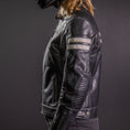 Load image into Gallery viewer, Biker Torque Segura Segura Romeo Mens Leather Motorcycle Jacket - Black / White
