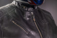 Load image into Gallery viewer, Biker Torque Segura Segura Romeo Mens Leather Motorcycle Jacket - Black / White
