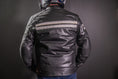 Load image into Gallery viewer, Biker Torque Segura Segura Romeo Mens Leather Motorcycle Jacket - Black / White
