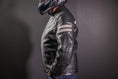 Load image into Gallery viewer, Biker Torque Segura Segura Romeo Mens Leather Motorcycle Jacket - Black / White
