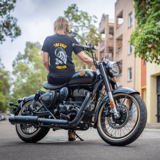 Biker Torque T-shirts Grin Factor - Short Sleeve