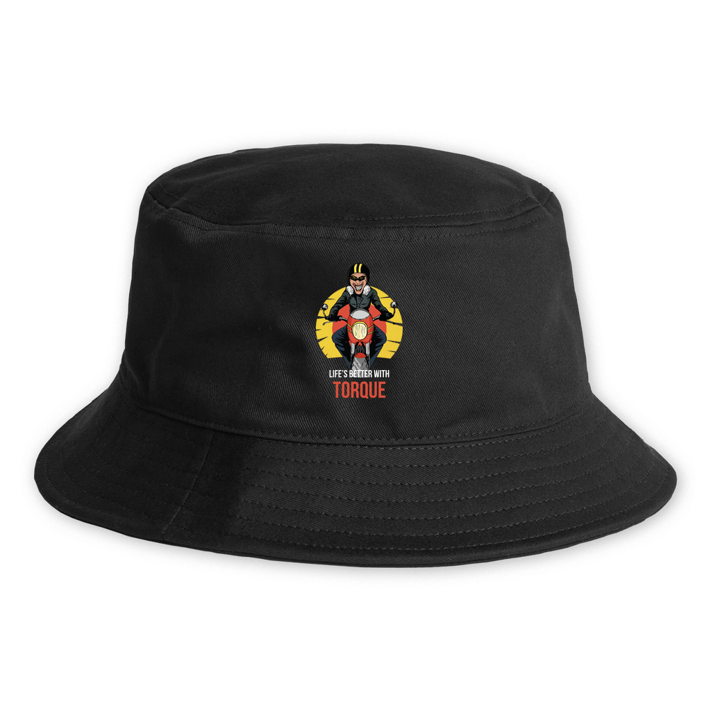 Constant Supply Accessories Black Life's Better With Torque Full Colour - Bucket Hat