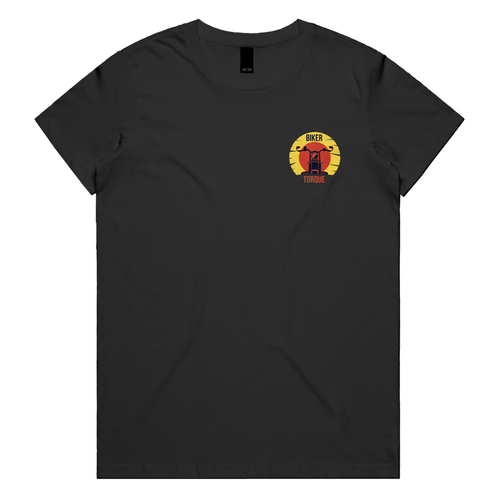 Constant Supply Apparel Black / XS Biker Torque Logo Womens Tee