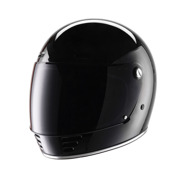 Eldorado Helmut ELDORADO E70 RETRO GLOSS BLACK HELMET