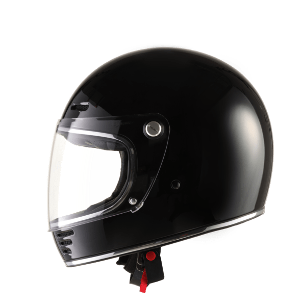 Eldorado Helmut ELDORADO E70 RETRO GLOSS BLACK HELMET