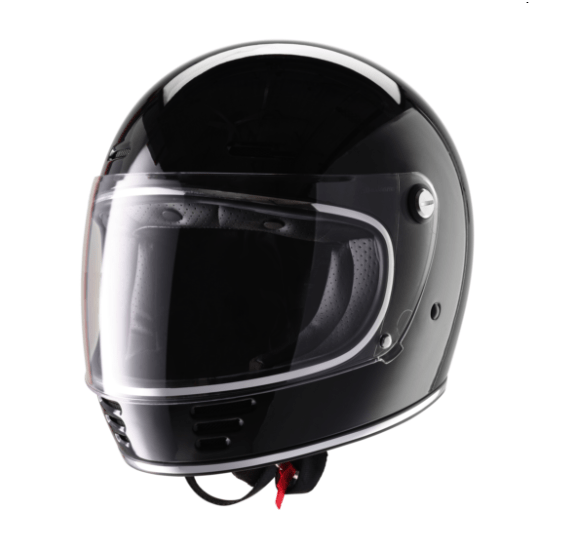Eldorado Helmut ELDORADO E70 RETRO GLOSS BLACK HELMET
