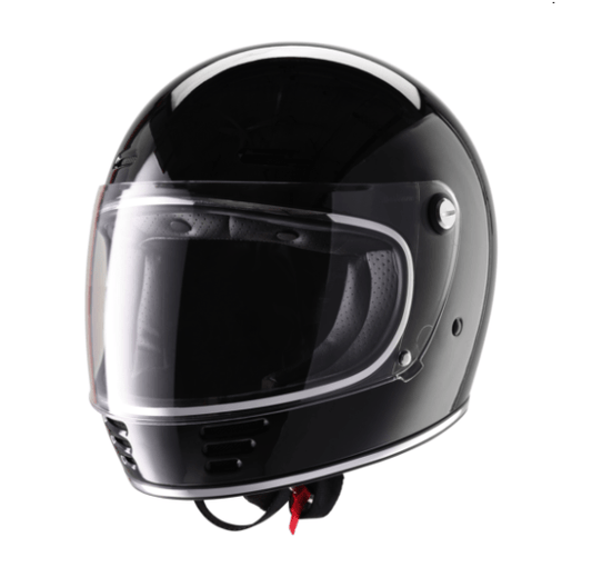 Eldorado Helmut ELDORADO E70 RETRO GLOSS BLACK HELMET