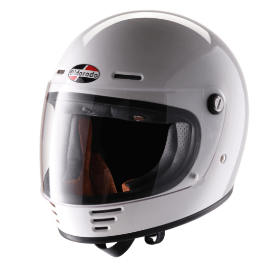 Eldorado Helmut ELDORADO E70 RETRO GLOSS WHITE HELMET