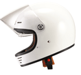 Load image into Gallery viewer, Eldorado Helmut ELDORADO E70 RETRO GLOSS WHITE HELMET
