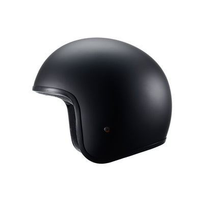 ELDORADO EXR LOW PROFILE OPEN FACE MATTE BLACK HELMET