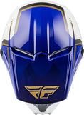Load image into Gallery viewer, Fly Racing Helmut Large FLY RACING KINETIC VISION WHITE/BLUE ADULT MOTOCROSS HELMET
