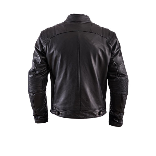 Helstons HELSTONS 3XL HELSTONS TRUST LEATHER MOTORCYCLE JACKET - PLAIN BLACK