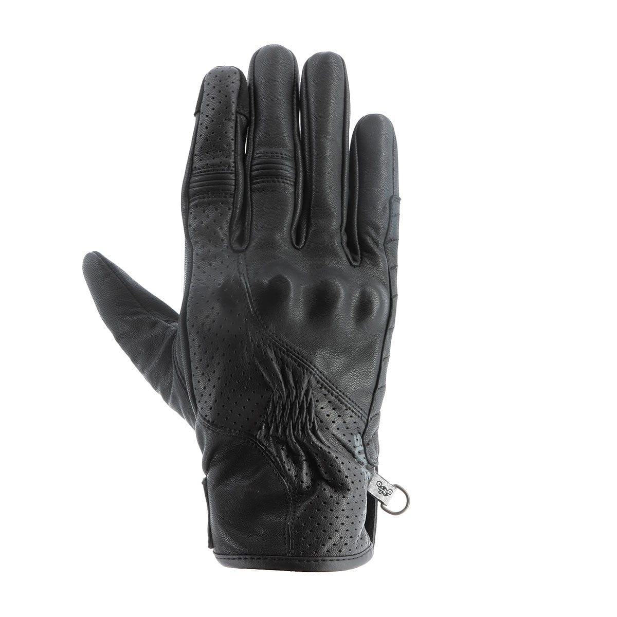 Helstons HELSTONS HELSTONS BROOKS AIR SUMMER LEATHER MOTORCYCLE GLOVE - BLACK