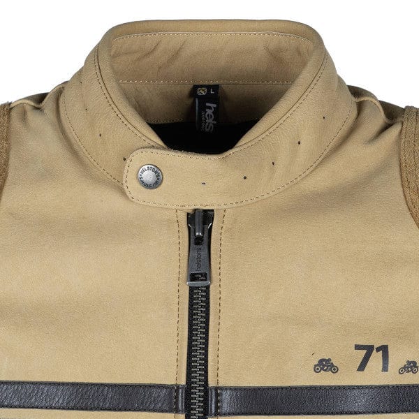 Helstons HELSTONS HELSTONS CHEVY LEATHER JACKET SAND