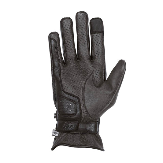 Helstons HELSTONS HELSTONS EAGLE SUMMER LEATHER MOTORCYCLE GLOVE - BLACK