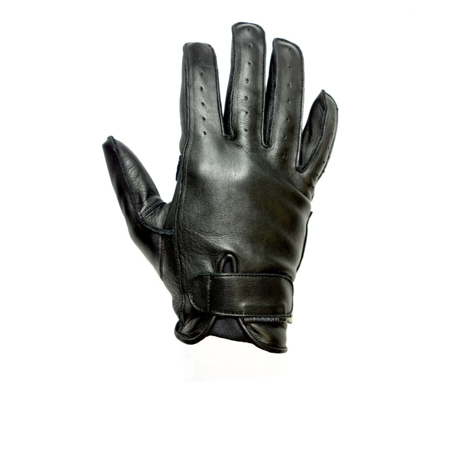 Helstons HELSTONS HELSTONS HIRO SUMMER LEATHER MOTORCYCLE GLOVES - BLACK
