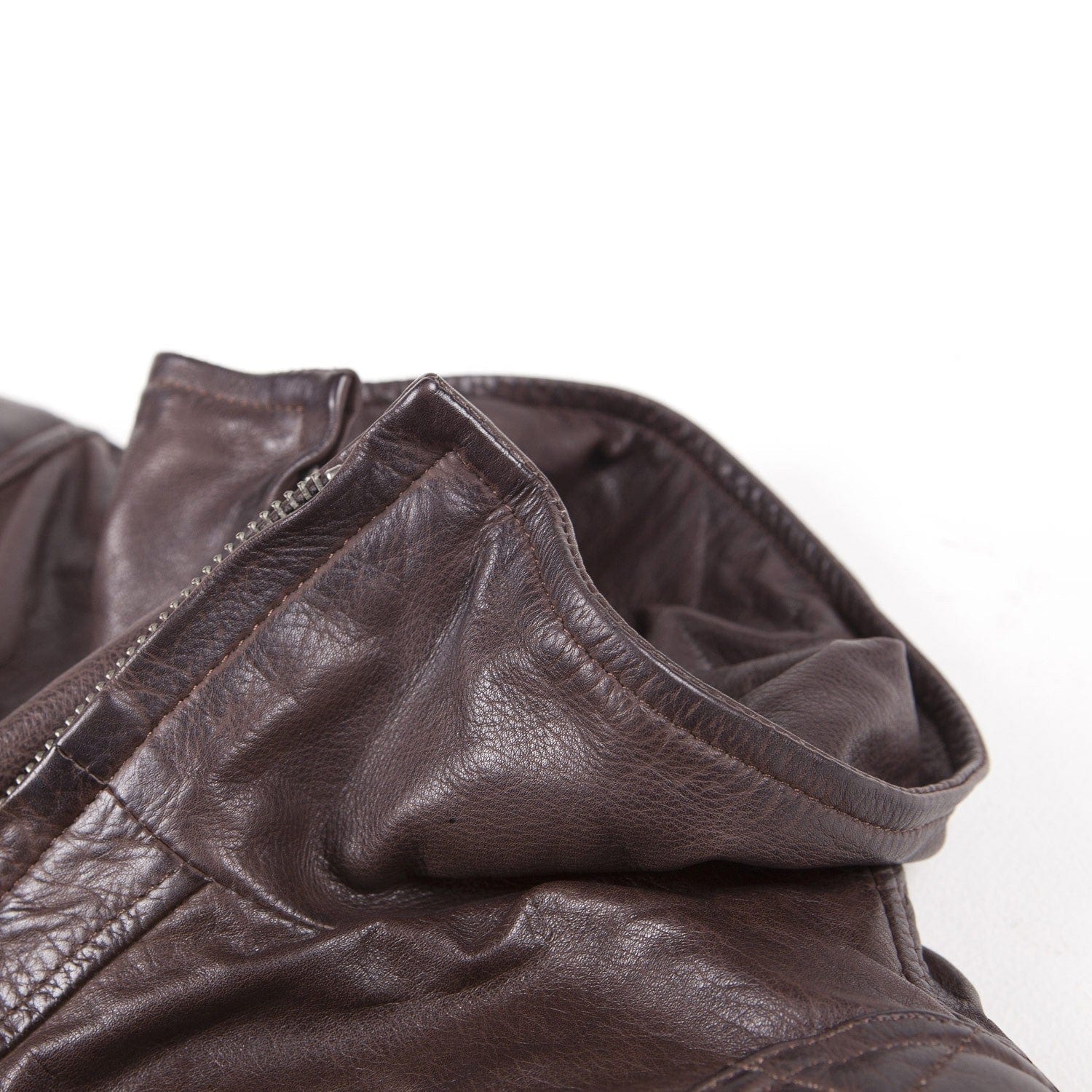Helstons HELSTONS HELSTONS HUNT LEATHER JACKET -  RAG BROWN