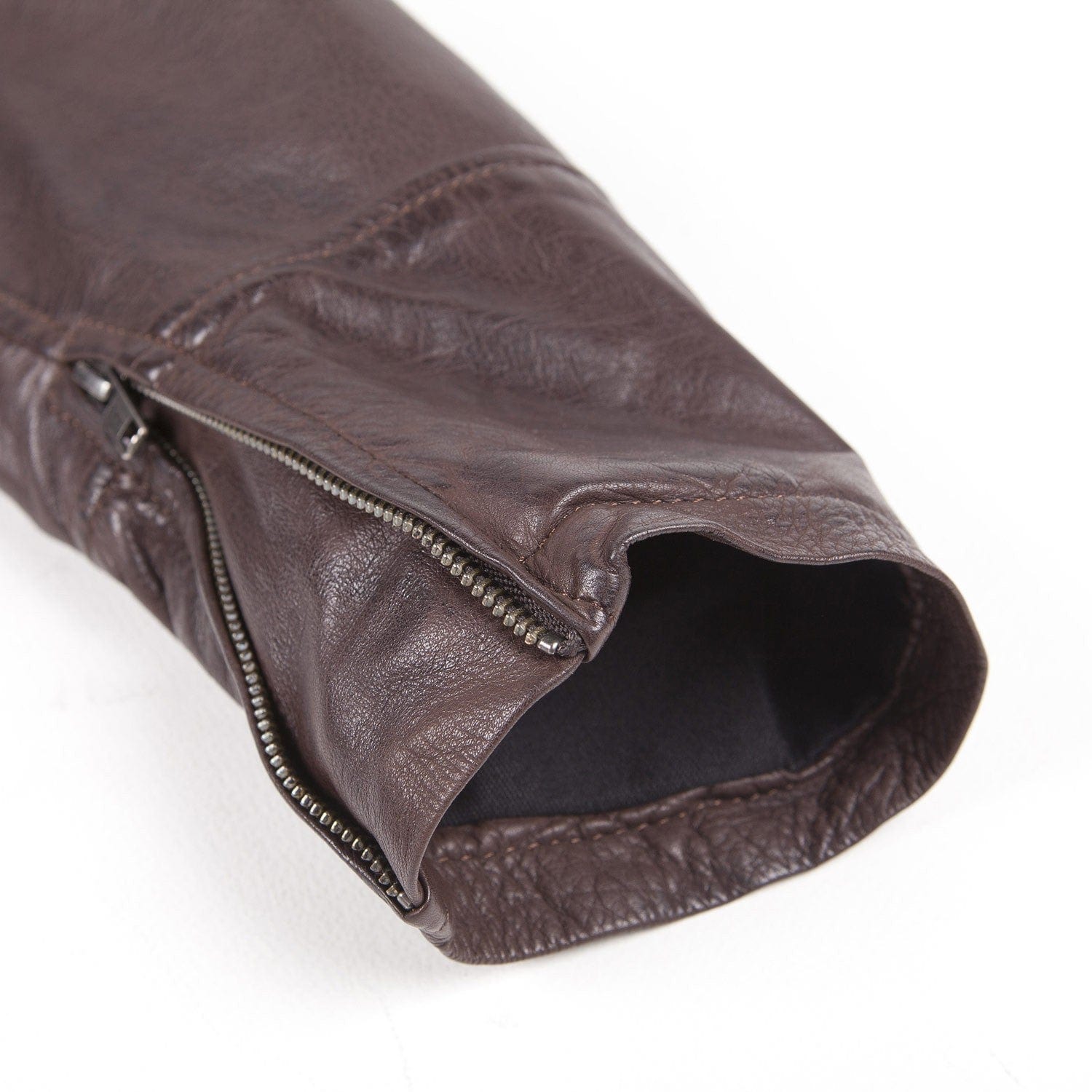 Helstons HELSTONS HELSTONS HUNT LEATHER JACKET -  RAG BROWN