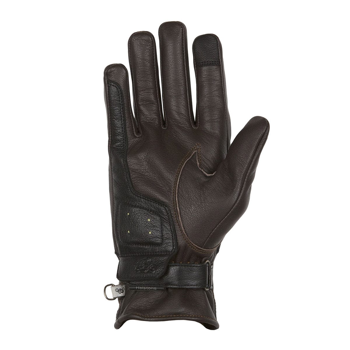 Helstons HELSTONS HELSTONS MORA SUMMER LEATHER MOTORCYCLE GLOVE - BROWN/BLACK/BEIGE