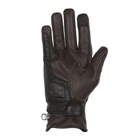 Helstons HELSTONS HELSTONS MORA SUMMER LEATHER MOTORCYCLE GLOVE - BROWN/BLACK/BEIGE