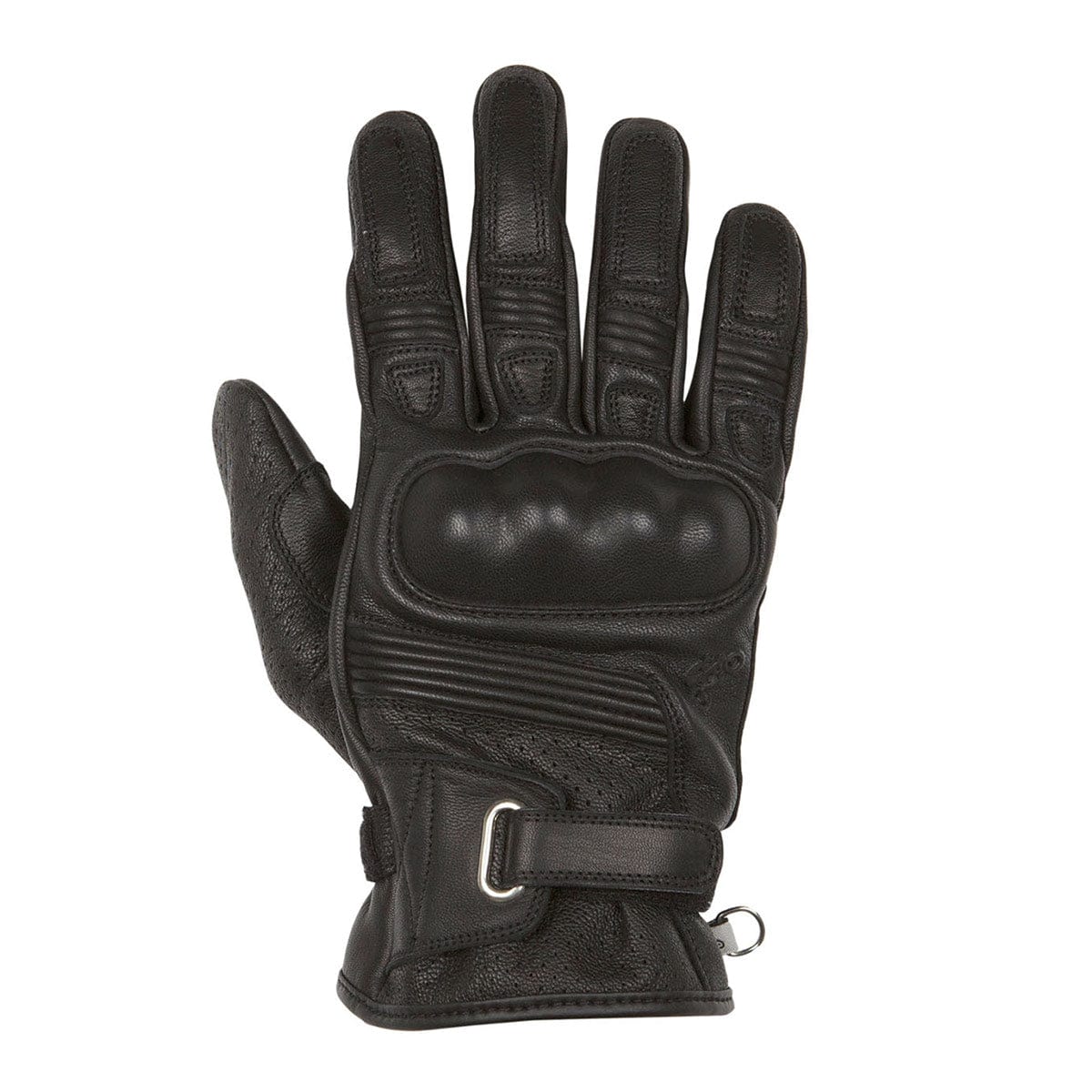 Helstons HELSTONS HELSTONS STRADA LEATHER MOTORCYCLE GLOVE - BLACK