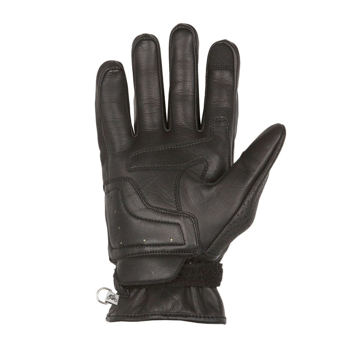 Helstons HELSTONS HELSTONS STRADA LEATHER MOTORCYCLE GLOVE - BLACK