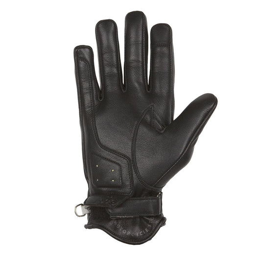 Helstons HELSTONS HELSTONS SUN SUMMER LEATHER MOTORCYCLE GLOVE - BLACK